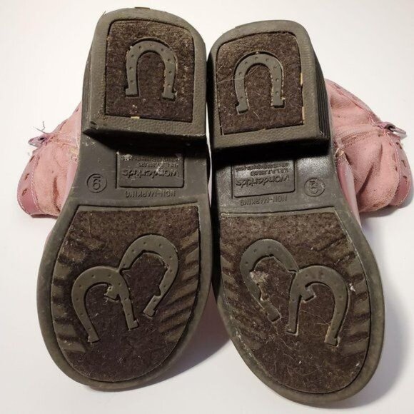 Pink Boots Cow Boy Girl Fashion Boot Toddler Wonderkids Kids Size 9 - Picture 10 of 11